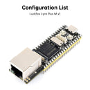 Luckfox Lyra Plus Linux-Entwicklungsboard RK3506G2 Chip RJ45-Netzwerkanschluss 128 MB