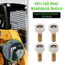 4 Stück Kabinentürrollen AT319018 passend für John Deere Kompaktlader 240 250 260 270