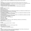 2010-2016 BMW MINI Countryman R60 L & R LED TAight Lamput sävytetty