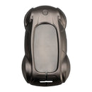 Autoschlüsselhülle aus Leder, Zinklegierung, Grau, für Lexus ES260h/RX350h/LS500h