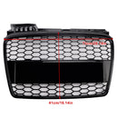 RS4 Style Honeycomb Sport Mesh Hex Grille Grill For Audi A4 B7 2005-2008