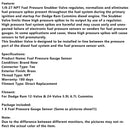 Dodge Ram 12-Ventil 24-Ventil 5,9 l 6,7 l Diesel-Kraftstoffdruckanzeige-Sensor