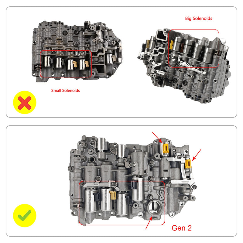 2014-2018 VOLKSWAGEN AW GENERATION 2 TF-60SN 09G Transmissionsventilhus (GEN 2)