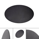 Ovales, bare lisensplate laget av aluminiumslegering, DIY, universell passform for motorsykler