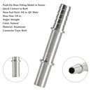 Schnellanschluss 3/8 Kraftstoffverteilerschlauch zu 3/8 Barb Adapter Fitting AN817-02-06BA