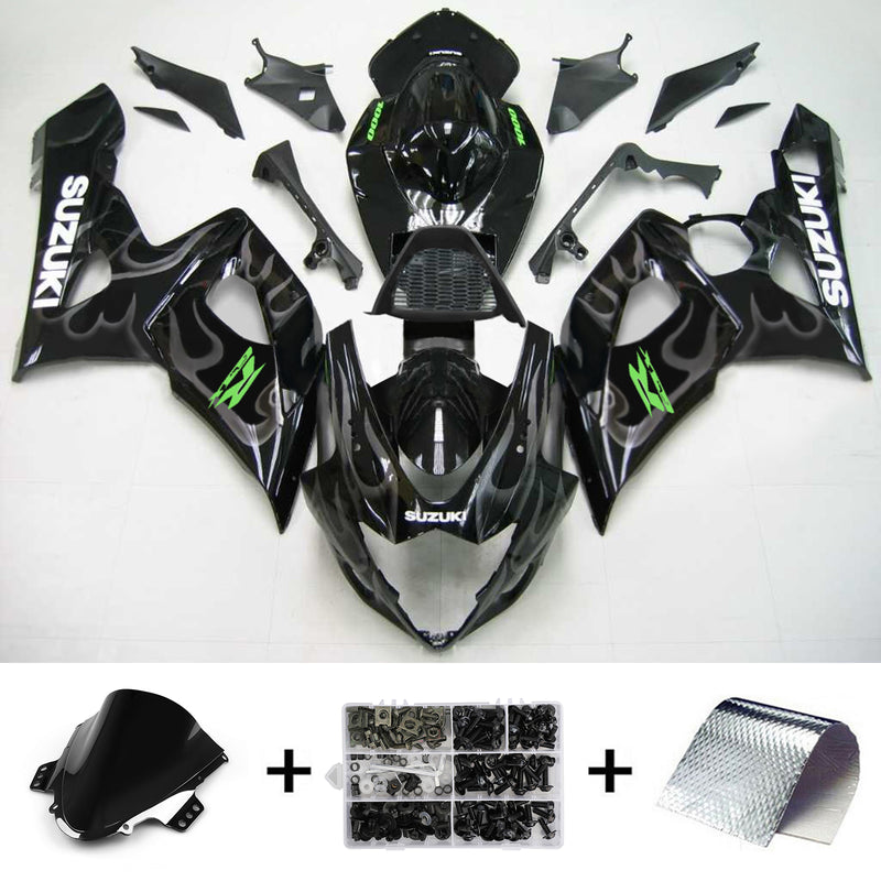 2005-2006 Suzuki GSXR1000 K5 Zestaw wyzwalacza wtrysku Nadwozie Plastik ABS