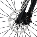 26" Speichenrad 24-Gang Mountainbike Erwachsenenrad MTB mit Schutzblech Blau+Orang