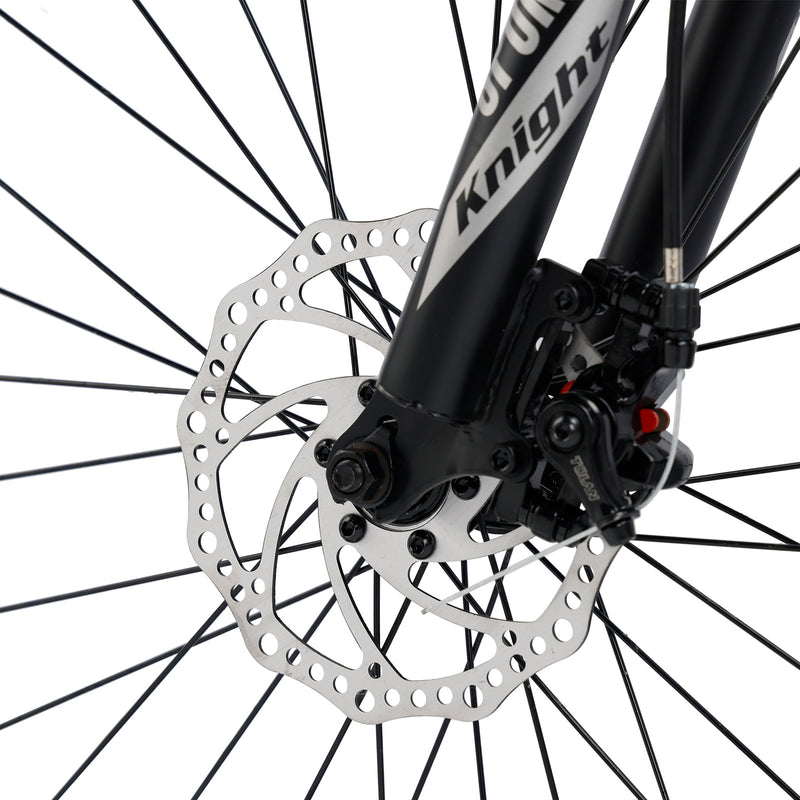 26" Speichenrad 24-Gang Mountainbike Erwachsenenrad MTB mit Schutzblech Blau+Orang