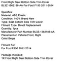 Vorne Rechts Sitz Unterseite Trim Abdeckung BL3Z-1562186-AA Für Ford F150 2011-2014