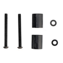 Paquete de 2 soportes de faros delanteros de pilar A 7318 (negro) para Jeep Wrangler JL 2018-2019
