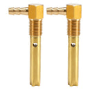 2x 1/4"" ID Schlauch Kraftstofftank Entlüftung 1/4""-18NPTF Gewinde Für kleine und große Tanks