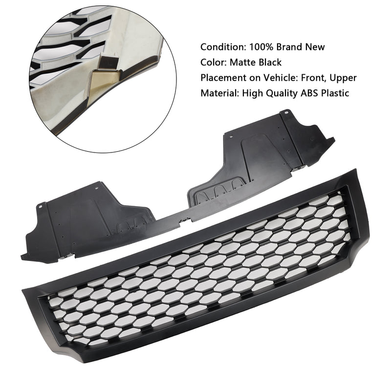 Grade do para-choque dianteiro preto fosco 2015-2020 Nissan Navara NP300 D23