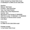 2000–2006 BMW X5 E53 Mittelkonsole Getränkehalter Rollenabdeckung 51168408026