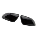 2pcs Gloss Black Door Wing Mirror Cover Caps Casing For VW Golf MK6 2009-2013 5K0857538