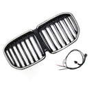 2019-2022 Passend für BMW X7 G07 Frontgrill mit einteiliger Lamelle, glänzend schwarz