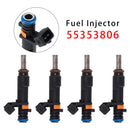 4 Stück Kraftstoffeinspritzdüsen für Vauxhall Astra, Insignia A, Chevrolet Cruze, Trax 55353806