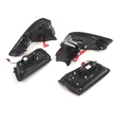 2018–2020 BMW 5 -serie G30 G38 L & R Red LED baklys Turn lysmodul