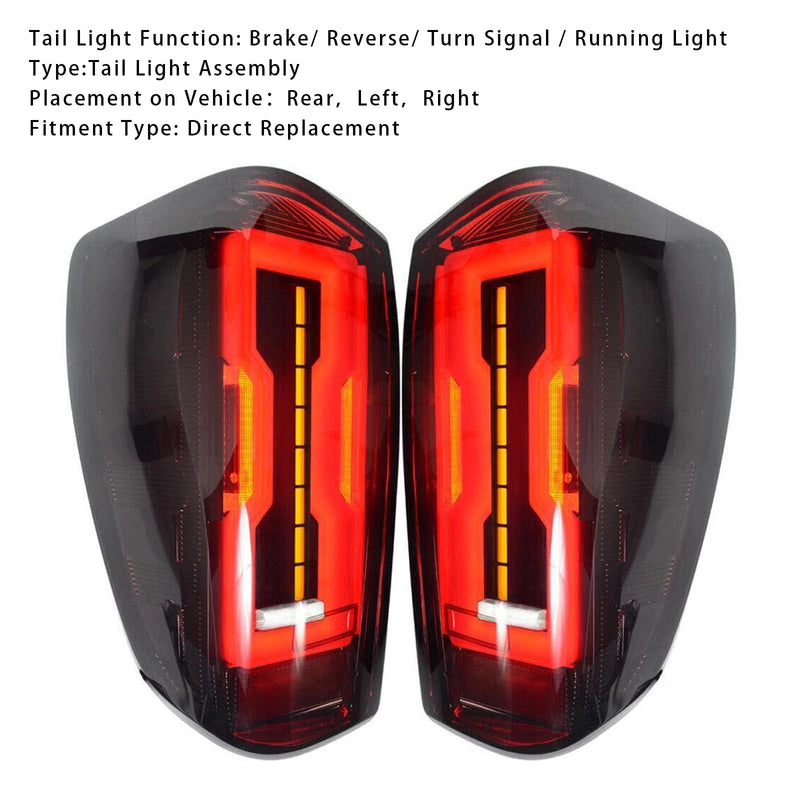 2020–2023 Mazda BT50 links + rechts LED-Rücklichtbaugruppe