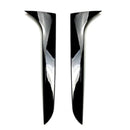 2009–2016 Audi A4 B8 Avant schwarz glänzend Paar Heckscheibe Seitenflügel Spoiler