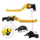 Palanca larga de embrague y freno adecuada para YAMAHA XSR900 XSR900GP MT-09 MT-09SP 2024-2025