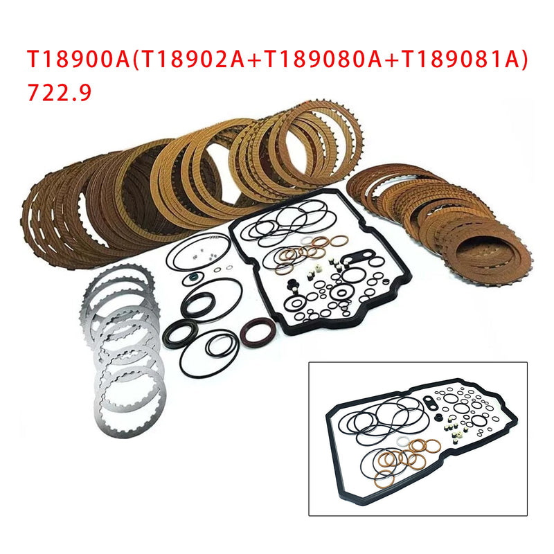 2007–2008 Mercedes-Benz GL320 V6 3,0 l Diesel 7 SpdRWD/4 x 4 722,9 Getriebe Rebuild Kit Überholung Dichtung Kupplung Platten