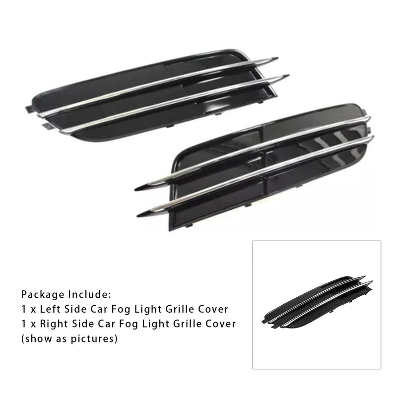 2012–2014 Audi A6 C7 1 par de luzes de nevoeiro da haste da haste da haste dianteira Abertura da capa