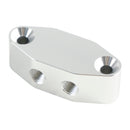 Billet LS Twin Turbo Dual 90 Graus 1/8" NPT Placa Adaptadora de Linha de Alimentação de Óleo