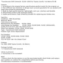 2003-2008 Toyota Corolla 1.8L Matrix řadicí elektromagnet řazení 35250-12030 TCS118 2N1178