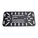 Universeller symmetrischer Seiten-Satteltaschen-Montagehalterungssatz Schwarz für Motorräder