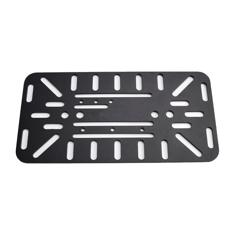 Universeller symmetrischer Seiten-Satteltaschen-Montagehalterungssatz Schwarz für Motorräder