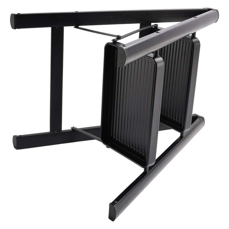 Step Ladder 2-tasoiset taitettavat alumiiniset leveät ja kevyet kompaktit tikkaat