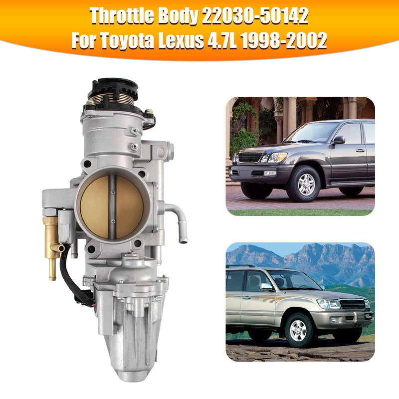 1998-2002 Lexus LX470 4.7L V8 korpus przepustnicy 22030-50142