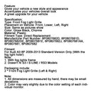 2009-2013 Audi A3 8P Honeycomb främre stötfångare Dimljus Grill Grillskydd