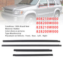 Pacote de 4 borrachas de vedação de porta para Nissan Pathfinder Terrano R50 1995-2004