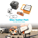 Kit de serviço de pistão de cilindro Stihl TS410 TS420 com filtro de ar 4238 020 1202