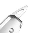 Patilhas de mudança de volante para Hyundai Ioniq 5 2021-23, alumínio prata