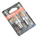 2x til OSRAM 9456Y Bil-hjælpepærer LED PY21W 12V2.5W BAU15s