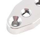 Twin Turbo Dual 1/8 "" Placa do adaptador de suprimento de óleo NPT para LS1 LSX LS3 LS2 LQ4