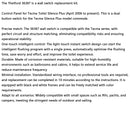 36387 Wall Switch for the Tecma RV Toilet Silence Plus- 2 Button Wall Switch