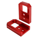 Abschlepphaken vorne für Toyota Tacoma 2024–2026 und 4Runner 2025–2026, rot, links und rechts