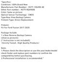 2017-2020 Ford Fusion Rückfahrkamera Parkassistent HS7T-19G490-AE