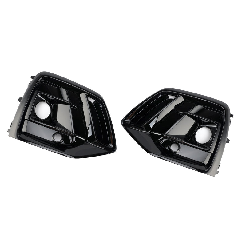 2021–2025 Audi Q5 SQ5 S-Line Schwarz Front Nebelscheinwerfer Kühlergrill Grill Abdeckung