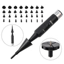 Profesjonelt laservisirsett, flere kaliber, forbedret rød bore sighter