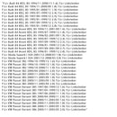 1996/01-1999/12 Audi A4 Avant 8D5, B5 2,8 L Servolenkung Rack 3B1422052R 8D1422052BX