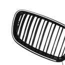 2008-2011 para BMW X6 Hybrid E72 rejilla de riñón de parachoques delantero en negro de alto brillo 51137157687 51137157688