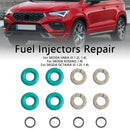 4 piezas Kit de servicio del inyector de combustible Junta tórica 0261500354 Fit Audi Fit Skoda 1.2L 1.4L