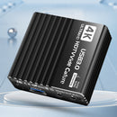 USB 3.0 Video Capture Card HDMI 4K Aufnahme Box Spiel Live Broadcast Mikrofon