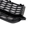 2013–2016 Audi A5 S-Line S5 2 bitar Front Fog Lights Black Cooler Grille