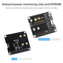 Raspberry Pi 5. generace PCIe na dvoukanálový adaptér M.2 karta Dual M.2