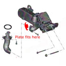 EGR-ventil Blankeringsplatta för Ford Mondeo Kuga Focus 2.0L TDCi Euro5 DW10 CTED4
